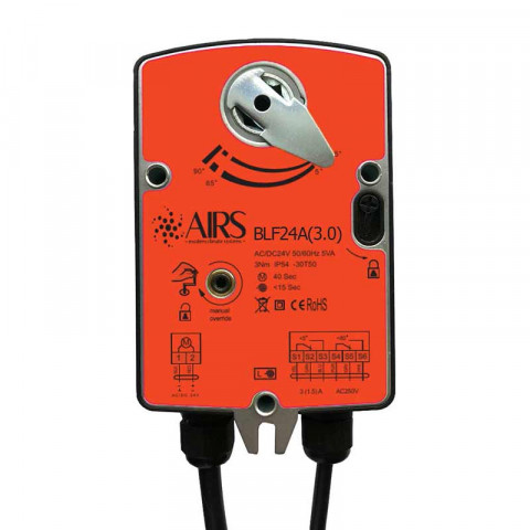 BLF24A(3.0) электропривод с возвратной пружиной